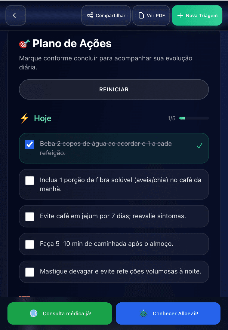 Exemplo de relatório